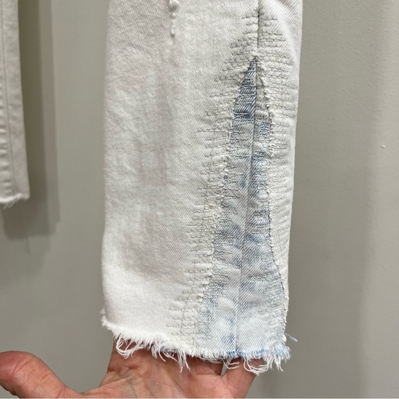 Moussy Vintage White Burnside Ankle Cropped Skinny Jean Size 26 - Picture 6 of 14